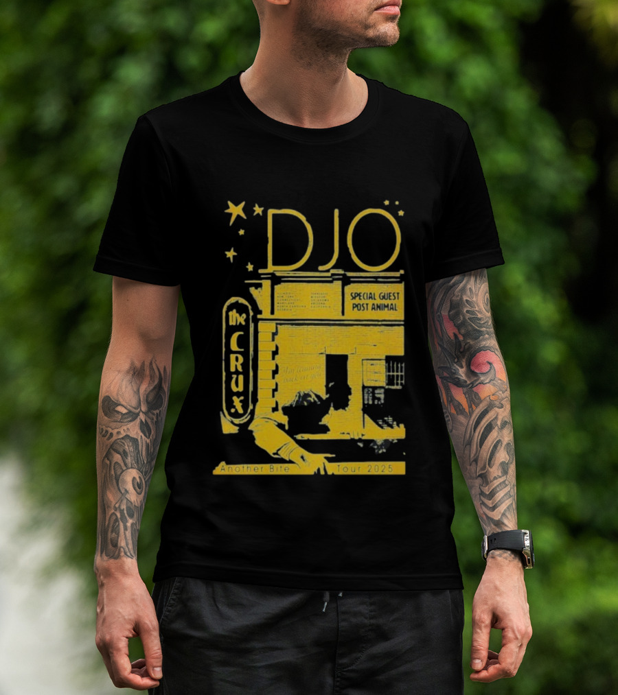 Djo Another Bite Tour 2025 The Crux Special Guest Post Animal T-Shirt