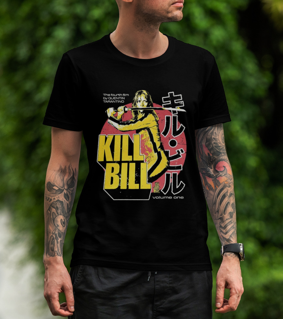 Kill Bill Volume One The Fourth Film By Quentin Tarantino Retro Japanese Style T-Shirt
