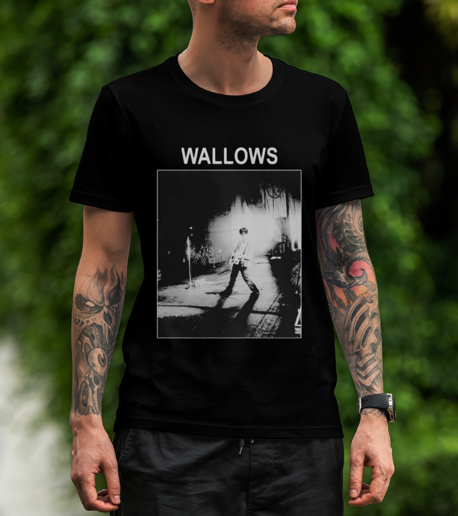 Wallows Concert Black And White Stage Performance Photo T-Shirt