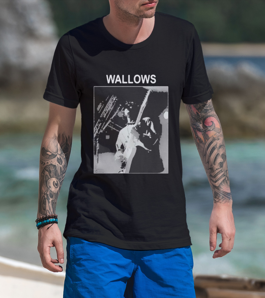 Wallows Braeden Lemasters Guitar Performance Photo T-Shirt