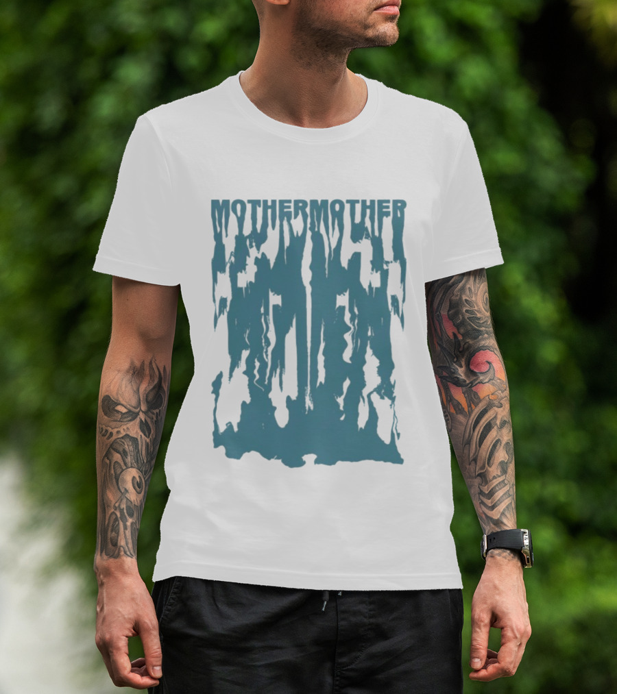 Mother Mother Drip Melting Text Style T-Shirt