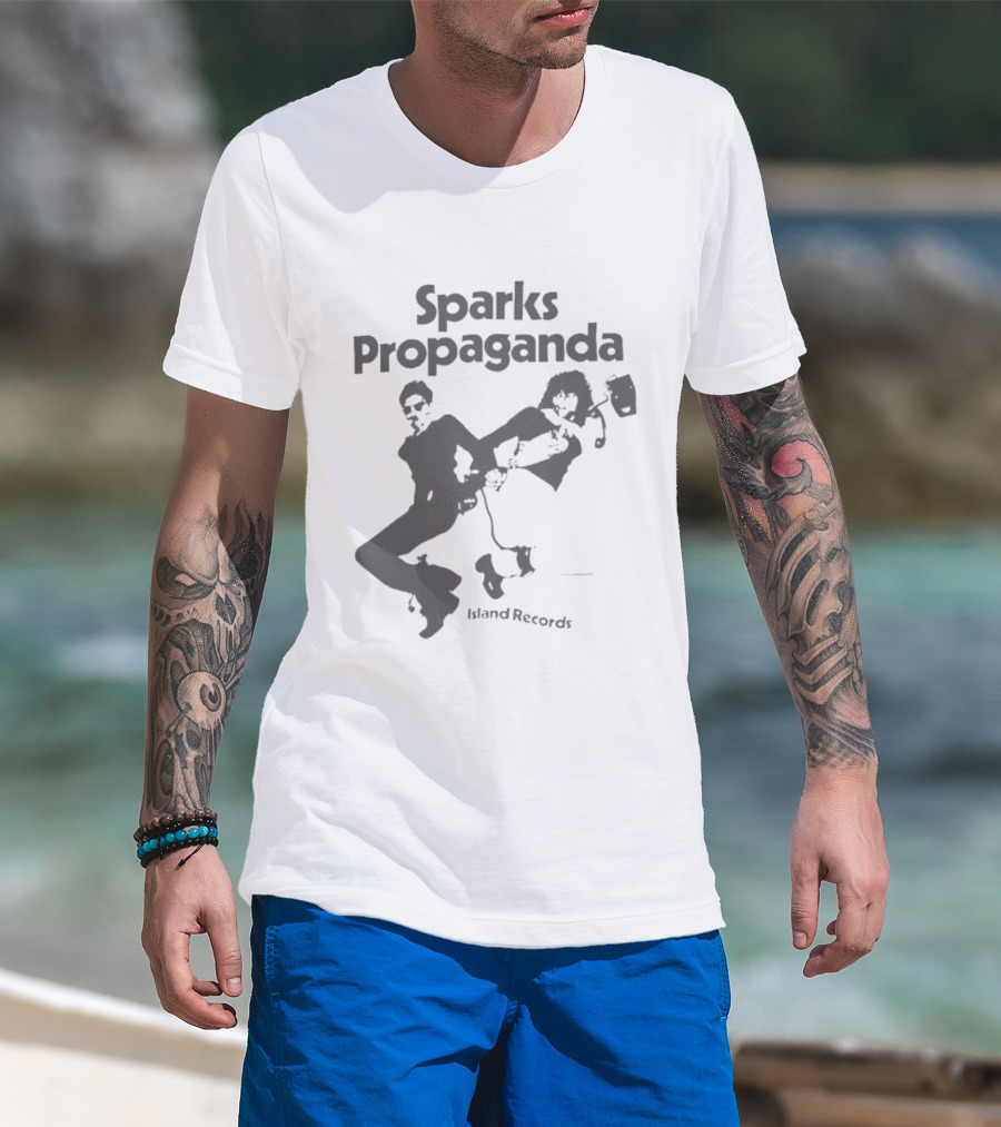 Sparks Propaganda Island Records Winona Ryder T-Shirt