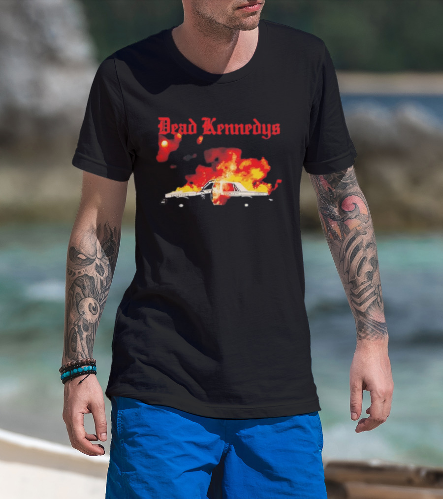 Dead Kennedys Exploding Police Car T-Shirt
