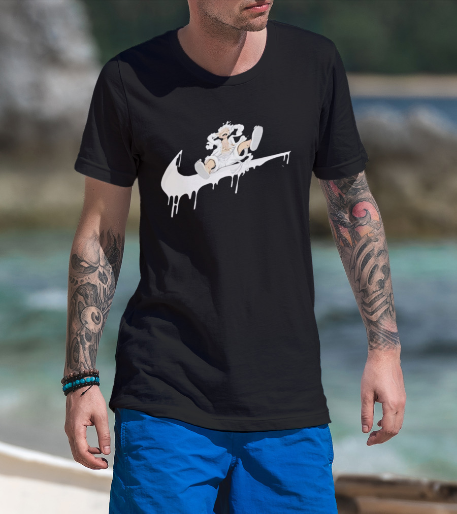 Monkey D. Luffy Gear Fifth One Piece Anime Nike Crossover T-Shirt