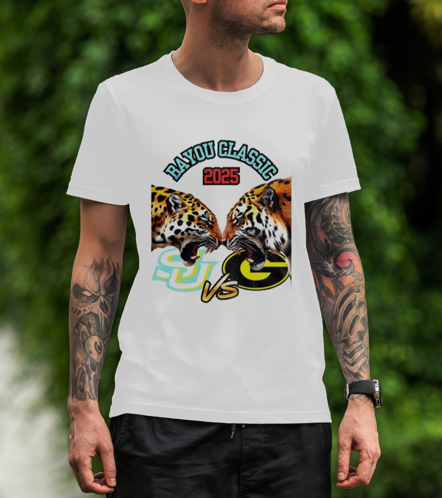 Bayou Classic 2025 Southern University SU Vs Grambling State G T-Shirt