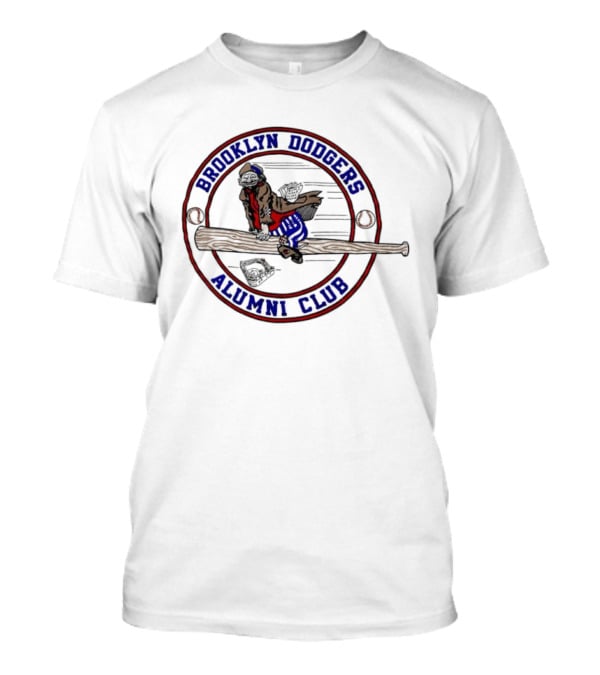 Brooklyn Dodgers Alumni Club Vintage Baseball Batting Icon T-Shirt