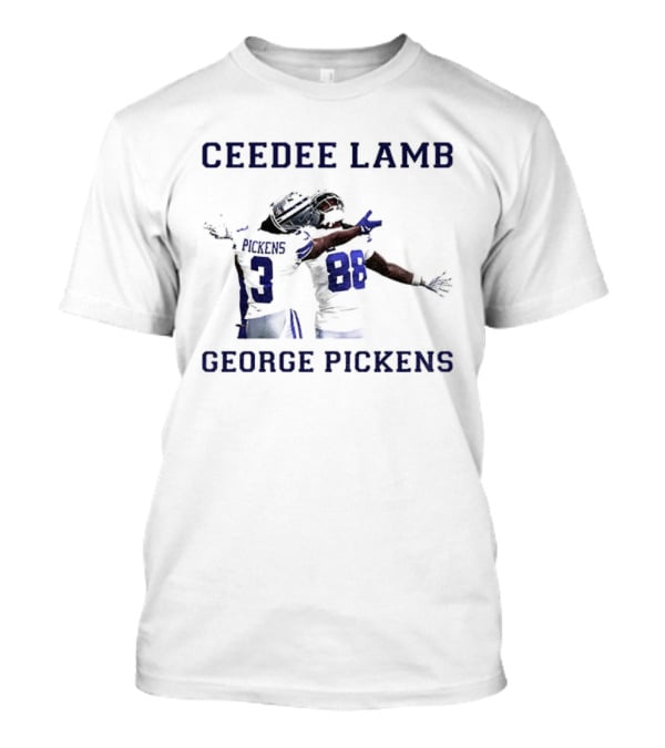 CeeDee Lamb George Pickens Dallas Cowboys NFL Football 2025 Vintage T-Shirt