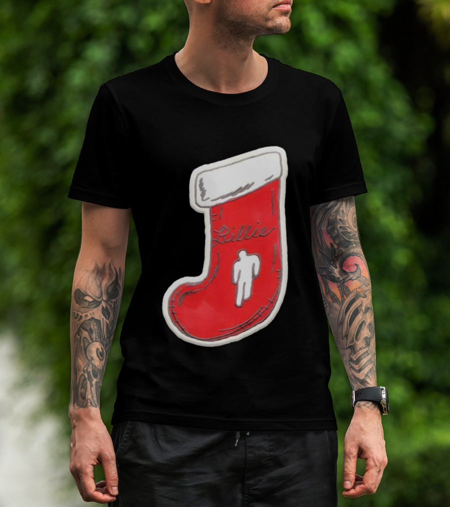 Blohsh Lillie Red Stocking Ornament T-Shirt