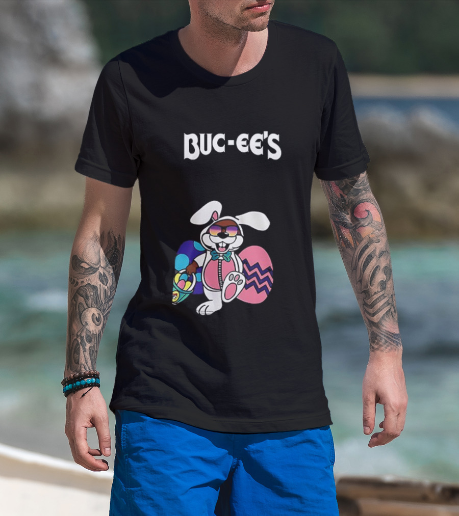 Buc-ee’s Easter Bunny Beaver Nugget I'm Hunting With Eggs And Candy T-Shirt