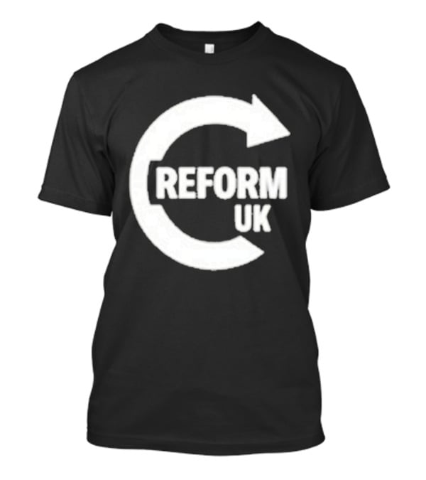 Reform UK Paul Doyle Political Symbol Arrow Circular Icon T-Shirt