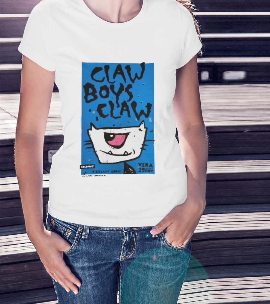 Claw Boys Claw Sold Out Bellamy Grove Vera Groningen 29 November 2025 T-Shirt