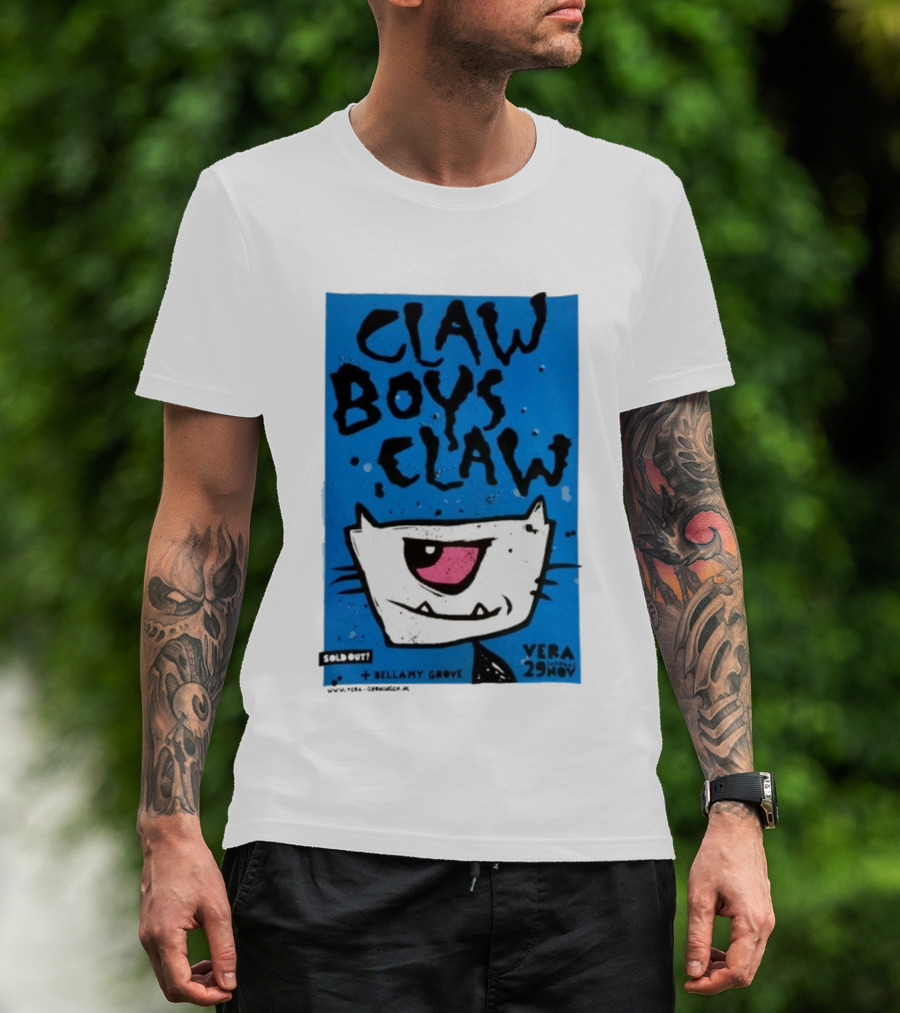 Claw Boys Claw Sold Out Bellamy Grove Vera Groningen 29 November 2025 T-Shirt