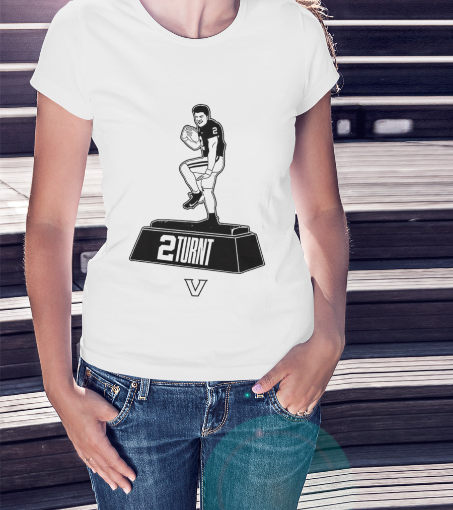 Diego Pavia 2 Turnt Football V T-Shirt