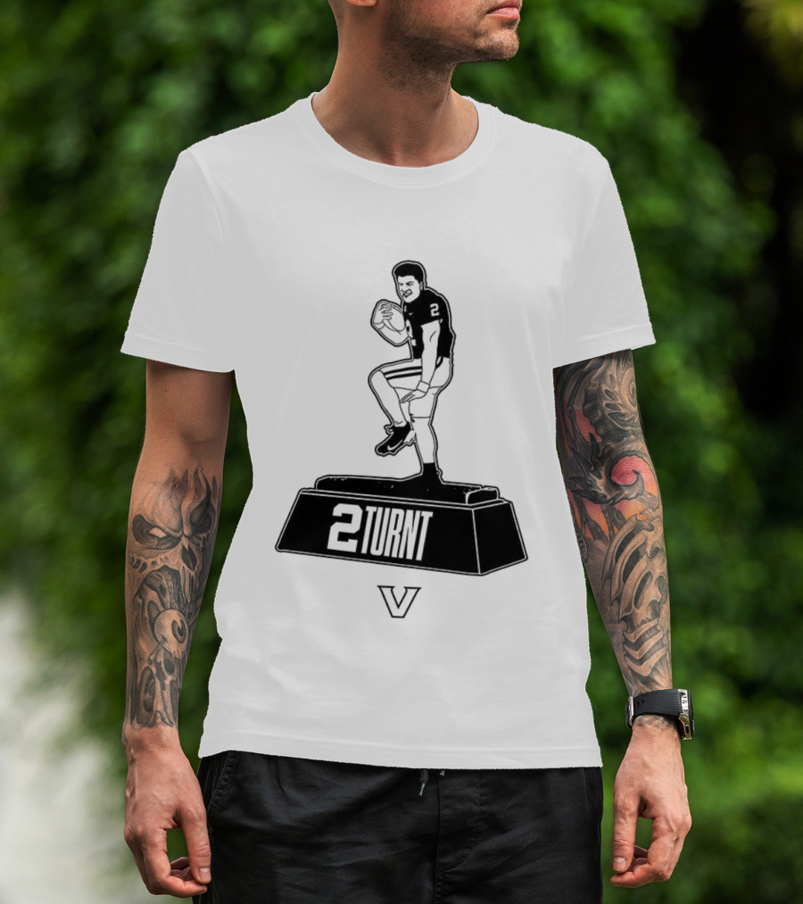 Diego Pavia 2 Turnt Football V T-Shirt