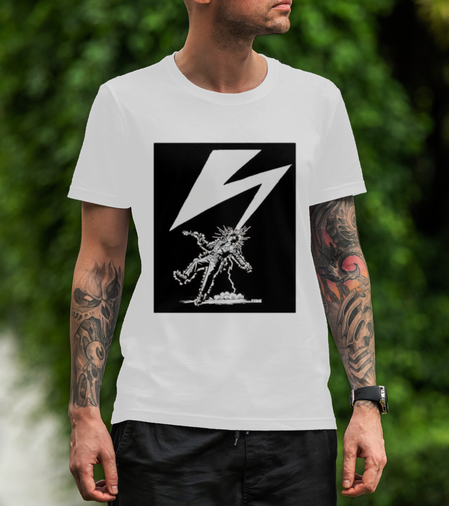 Krime Babylon Lightning Bolt Struck Punk Figures Compilation T-Shirt