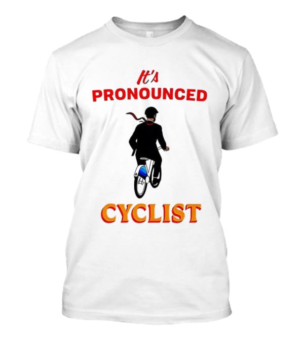 Zohran Mamdani It's Pronounced Cyclist Bicycle Rider Design T-Shirt