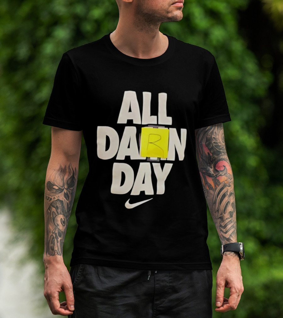 All Darn Day Nike Swoosh R Graphic T-Shirt
