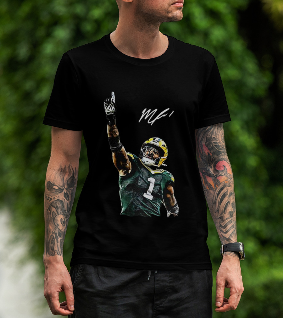 Micah Parsons Green Bay Packers One Up MF Signature T-Shirt