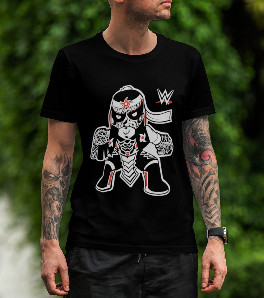 WWE Penta El Zero Miedo Pentagón Jr. Zero Fear Character Art T-Shirt