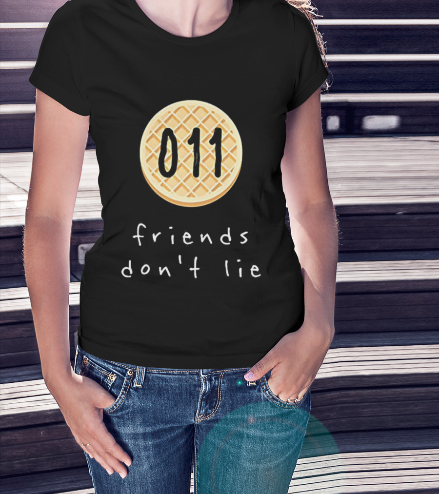 Stranger Things 011 Waffle Friends Don't Lie T-Shirt