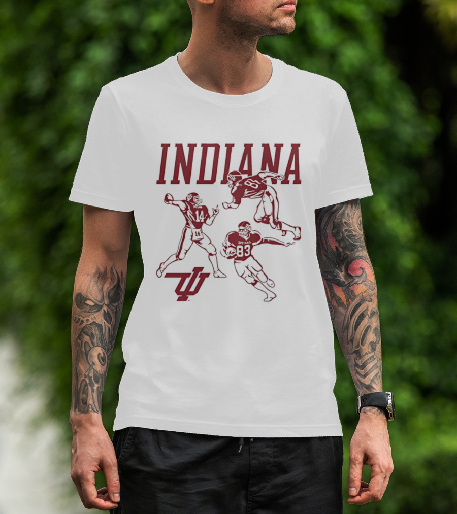 Indiana Football 1983 Players IU 14 85 83 T-Shirt