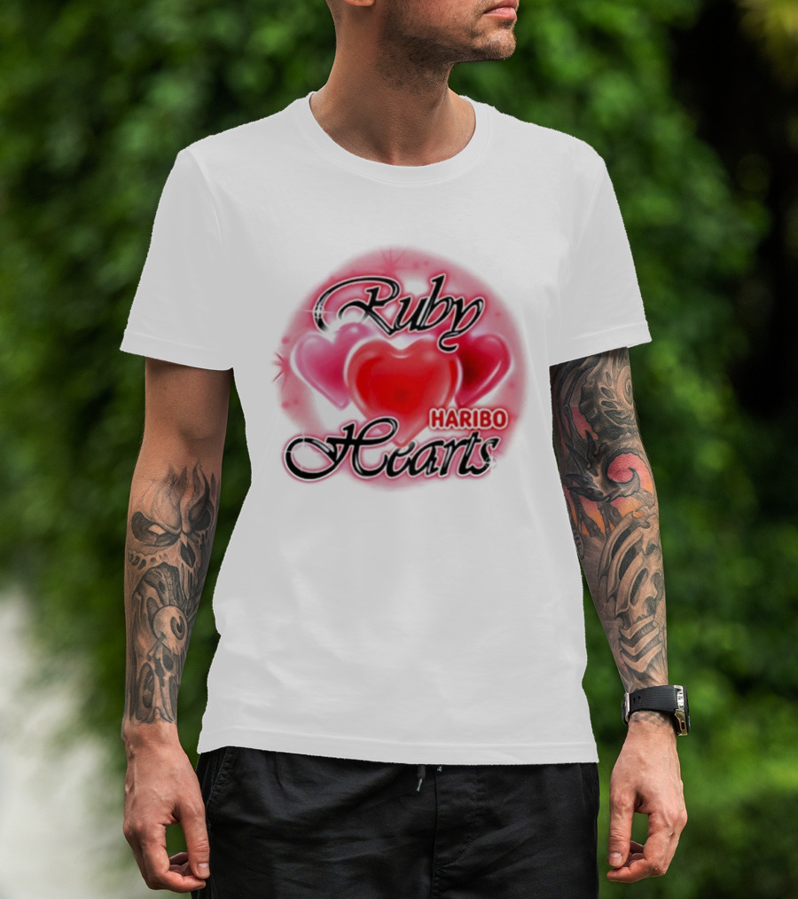 Jennie X Haribo Ruby Hearts T-Shirt