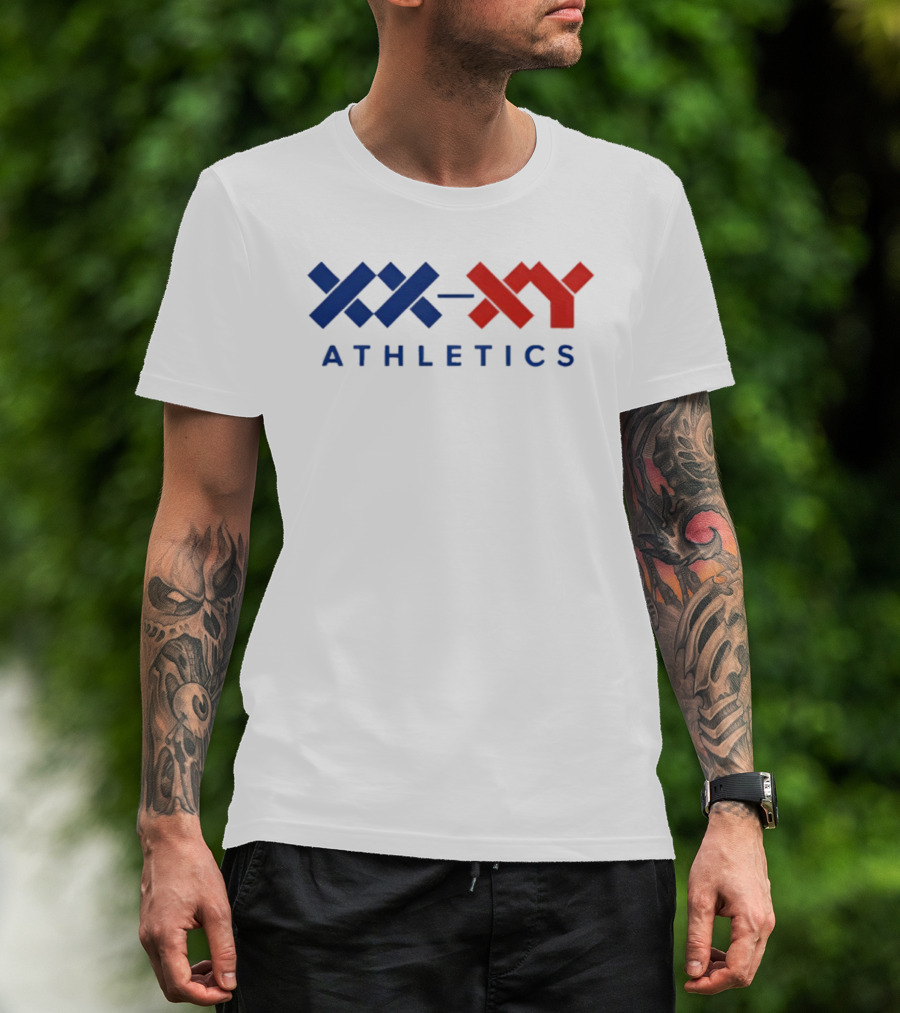 XX XY Athletics Riley Gaines Husband Theres Only Two Genders T-Shirt