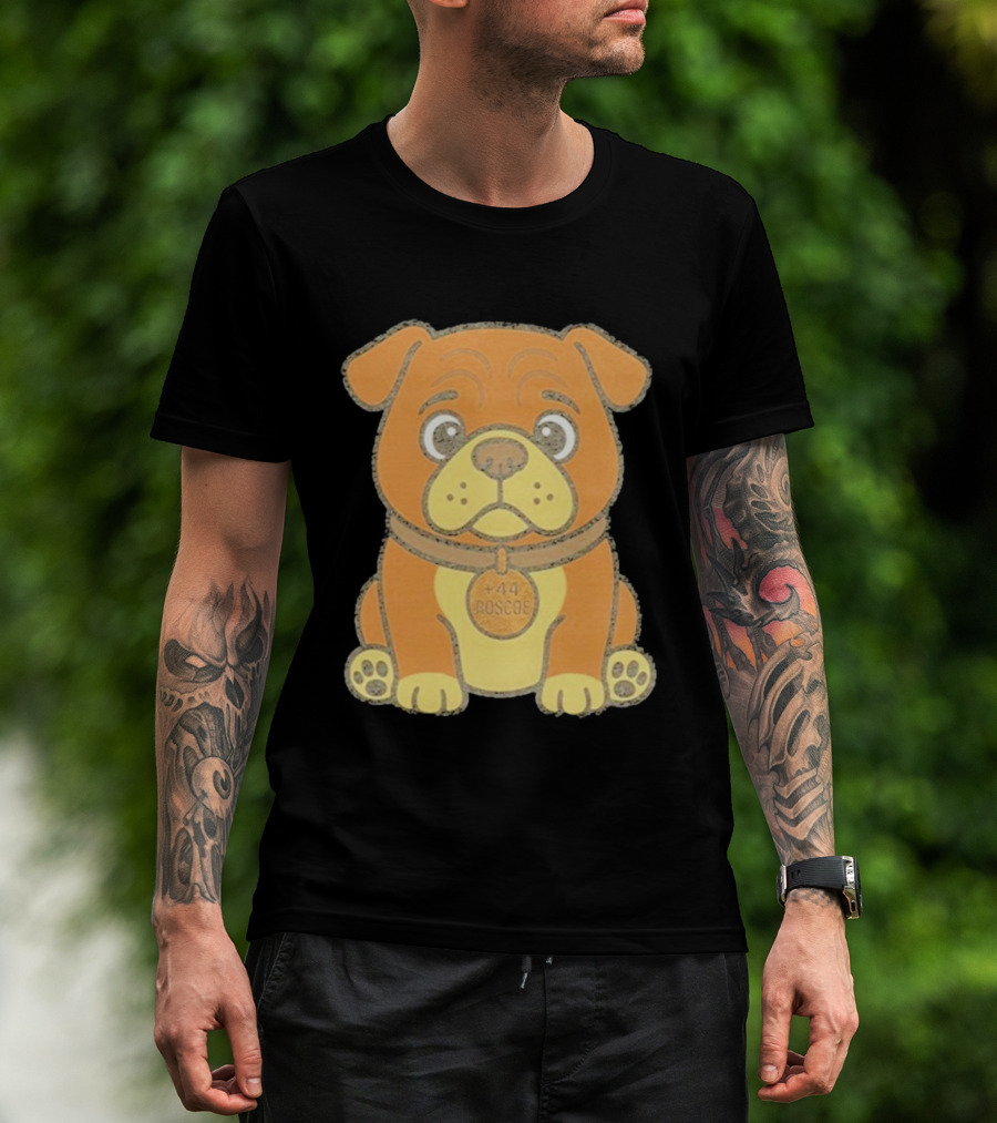Lewis Hamilton Roscoe Dog +44 T-Shirt