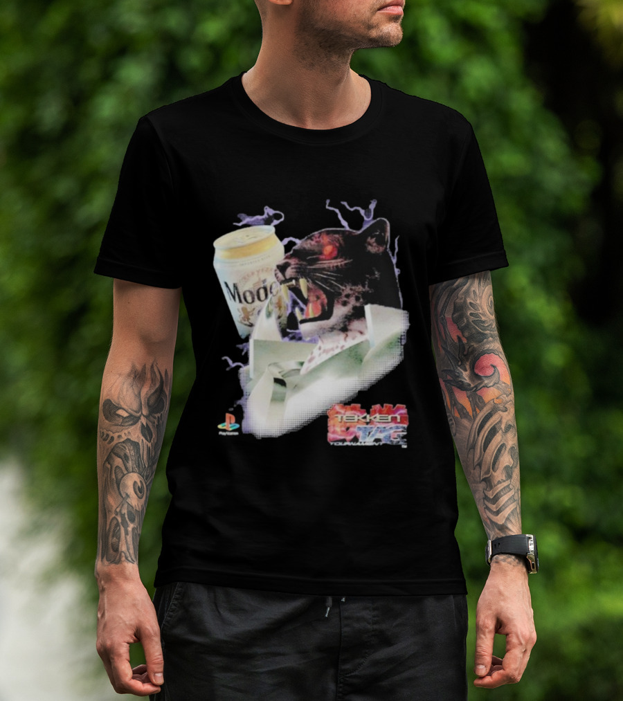 Tekken TAG Tournament Armor King X Modelo 2000 Mamono World PlayStation T-Shirt