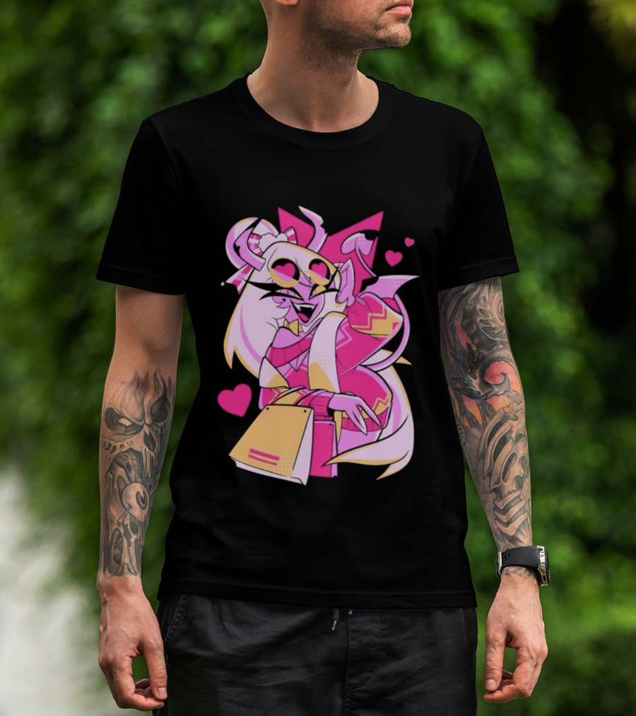 Verosika Hellaverse Cozy Winter Hazbin Hotel Character Art T-Shirt