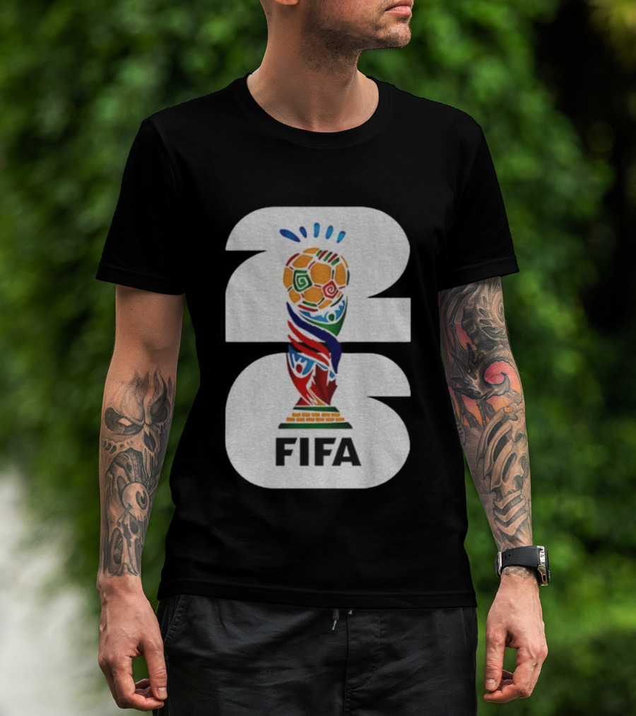 FIFA World Cup 2026 Trophy Emblem Iconic Soccer Championship Symbol T-Shirt