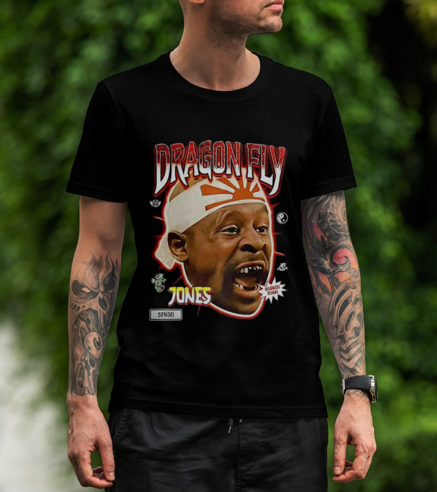 Martin Lawrence Dragon Fly Jones Big Head Silencio Punk Sensei T-Shirt
