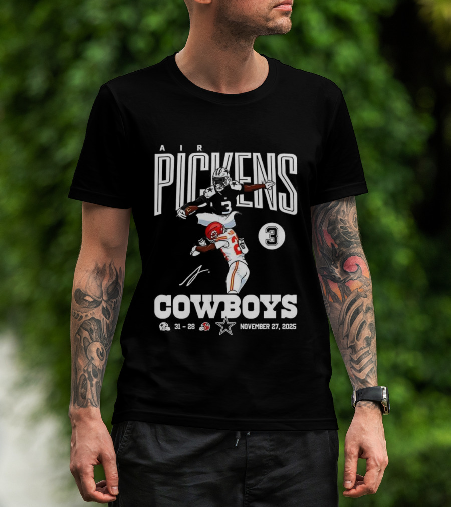 AIr Pickens Cowboys Vintage Football Celebration Tee T-Shirt
