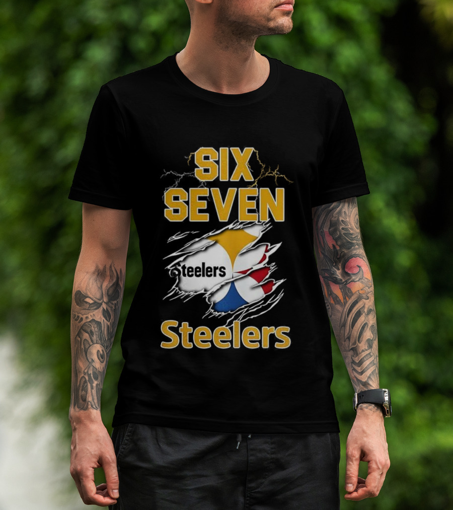 Pittsburgh Steelers Six Seven Steelers Football T-Shirt