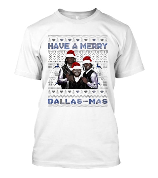 Have A Merry Dallas-Mas Ceedee Lamb Dak Prescott George Pickens Dallas Cowboys Christmas Sweater T-Shirt