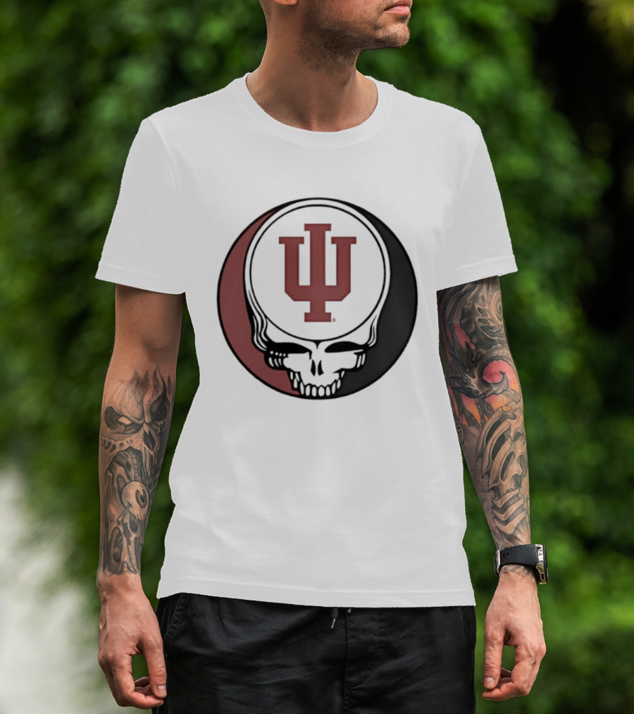Indiana University Grateful Dead Steal Your Face Mashup T-Shirt