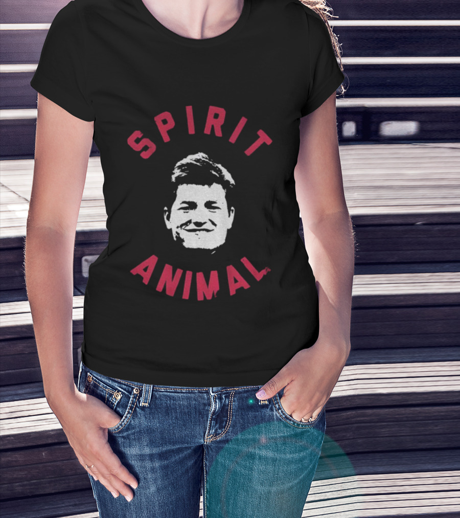 Drake Maye Spirit Animal New England Football Face Design T-Shirt