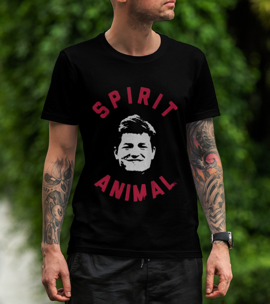 Drake Maye Spirit Animal New England Football Face Design T-Shirt