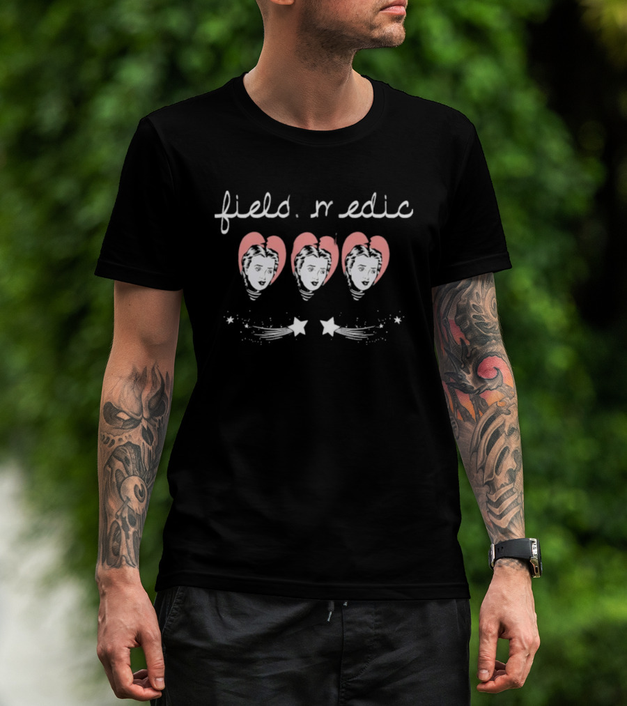 Field Medic Heart Broken Stars T-Shirt