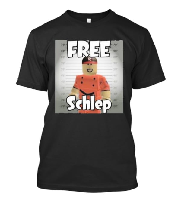 Free Schlep Roblox Shot Character T-Shirt