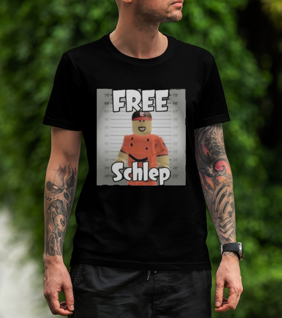 Free Schlep Roblox Shot Character T-Shirt