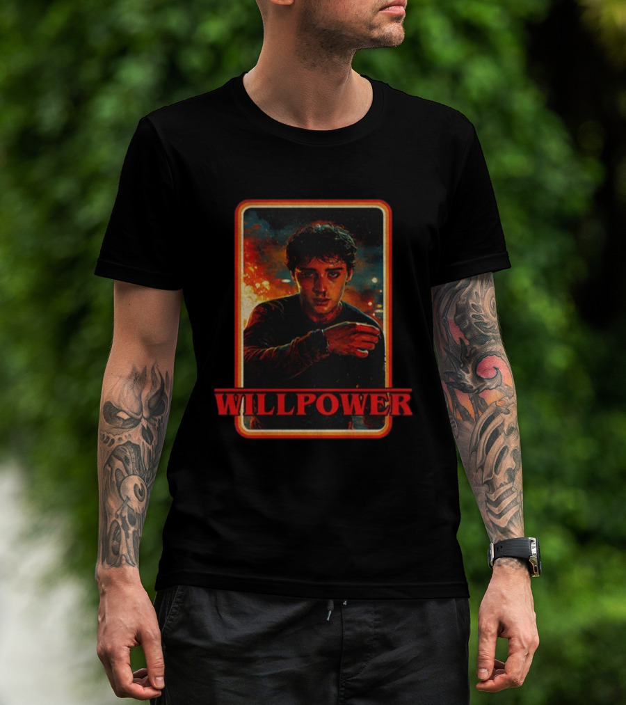 Willpower Stranger Things 5 Vintage Retro Style T-Shirt