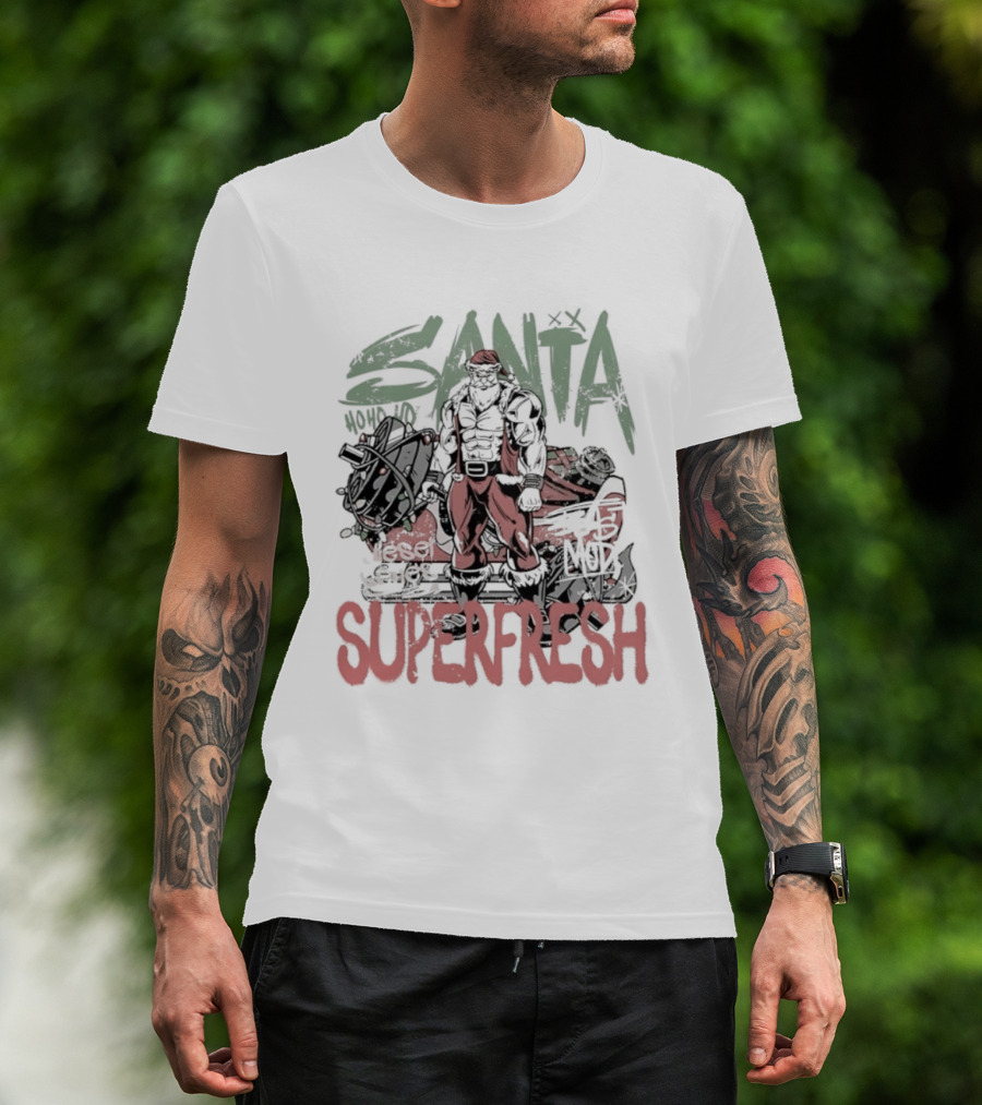 Santa Superfresh Ho Ho Ho Beast Mode T-Shirt