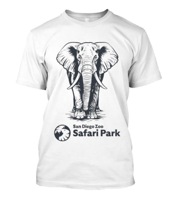 San Diego Zoo Safari Park Etched Elephant T-Shirt