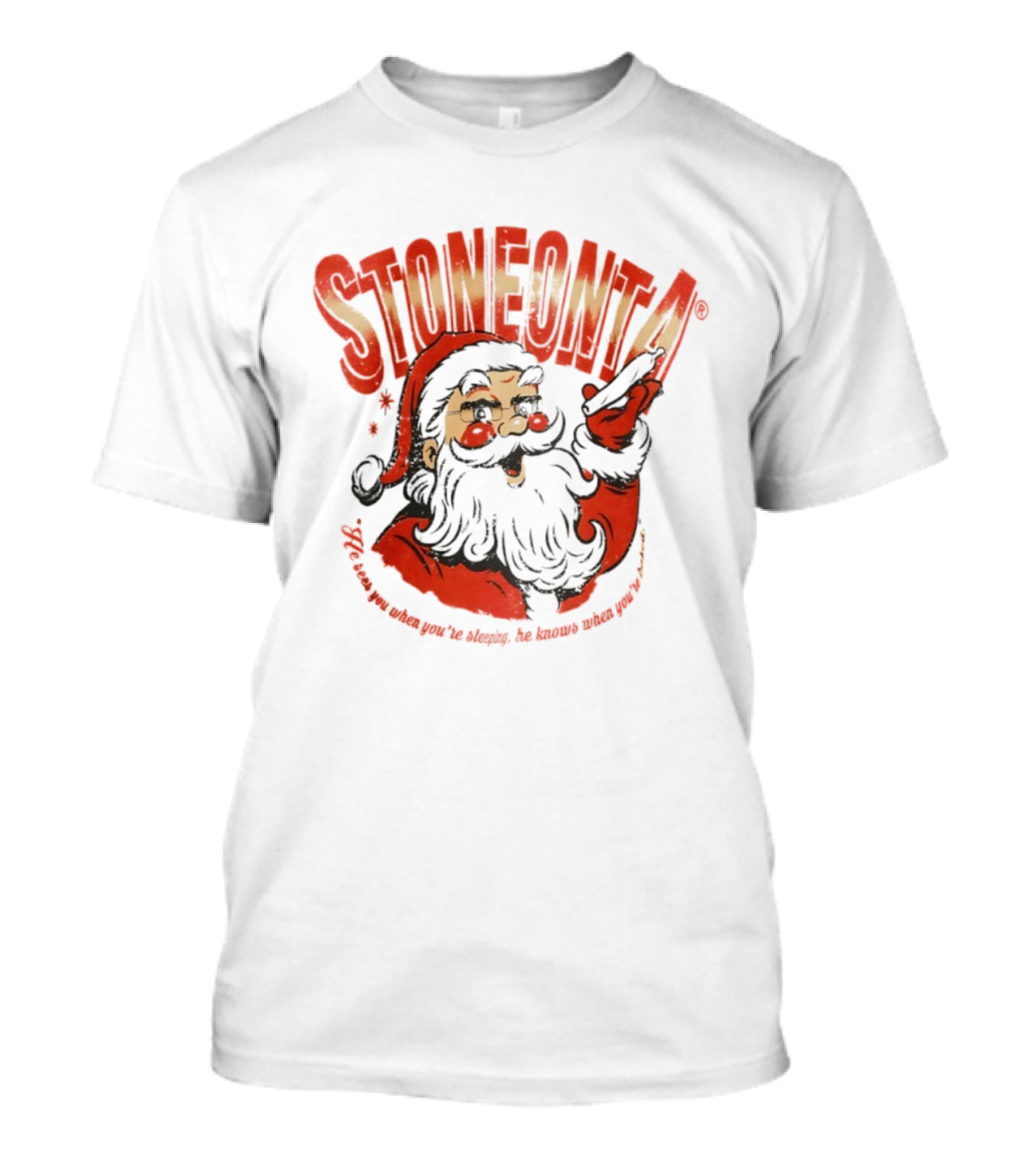 Stoneonta Santa Claus Christmas Santacon 2025 T-Shirt