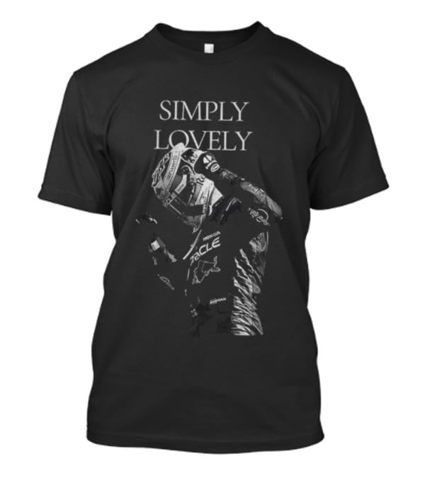 Max Verstappen Simply Lovely Racing Champion Aesthetic T-Shirt
