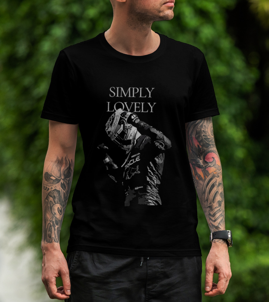 Max Verstappen Simply Lovely Racing Champion Aesthetic T-Shirt