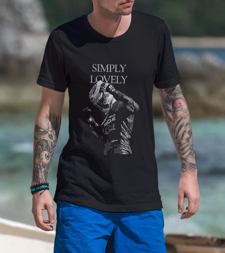 Max Verstappen Simply Lovely Racing Champion Aesthetic T-Shirt