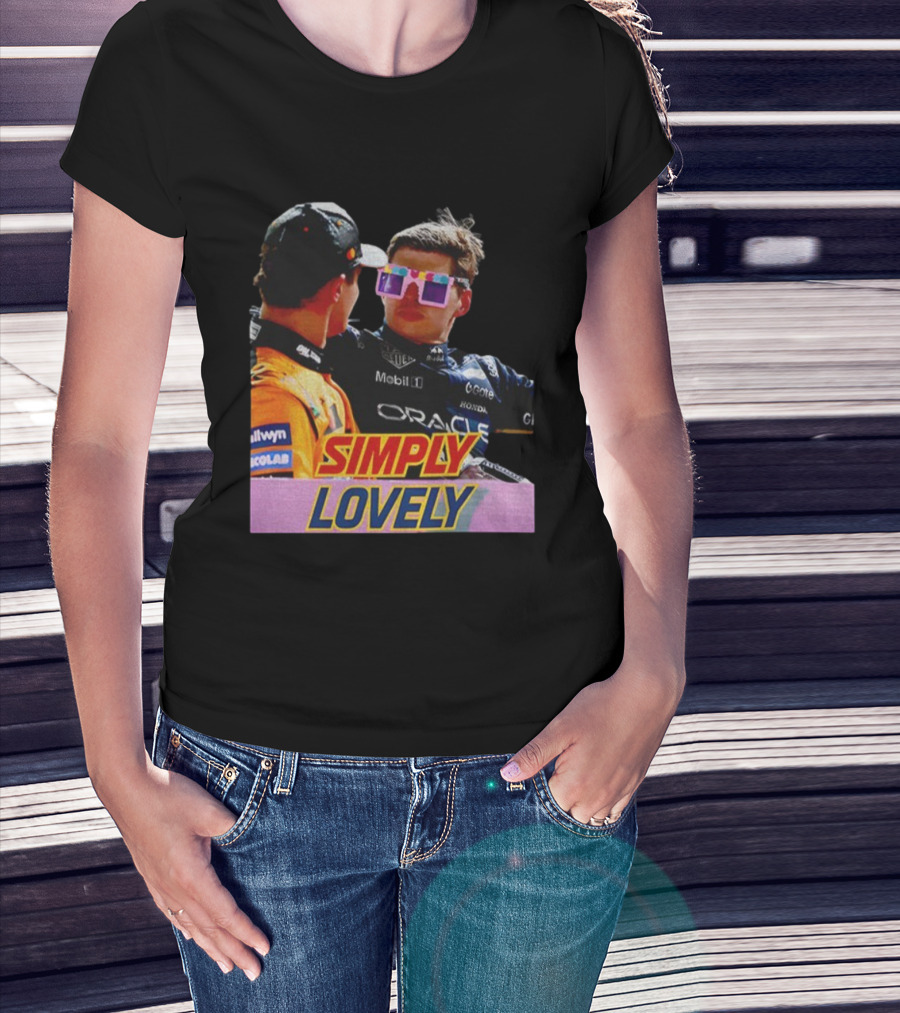 Max Verstappen Pink Sunglasses Las Vegas GP 2025 Simply Lovely Oracle Racing T-Shirt