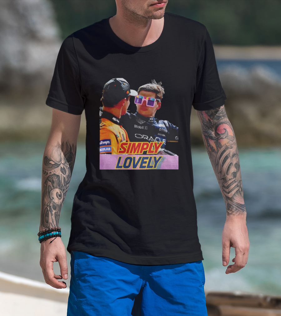Max Verstappen Pink Sunglasses Las Vegas GP 2025 Simply Lovely Oracle Racing T-Shirt